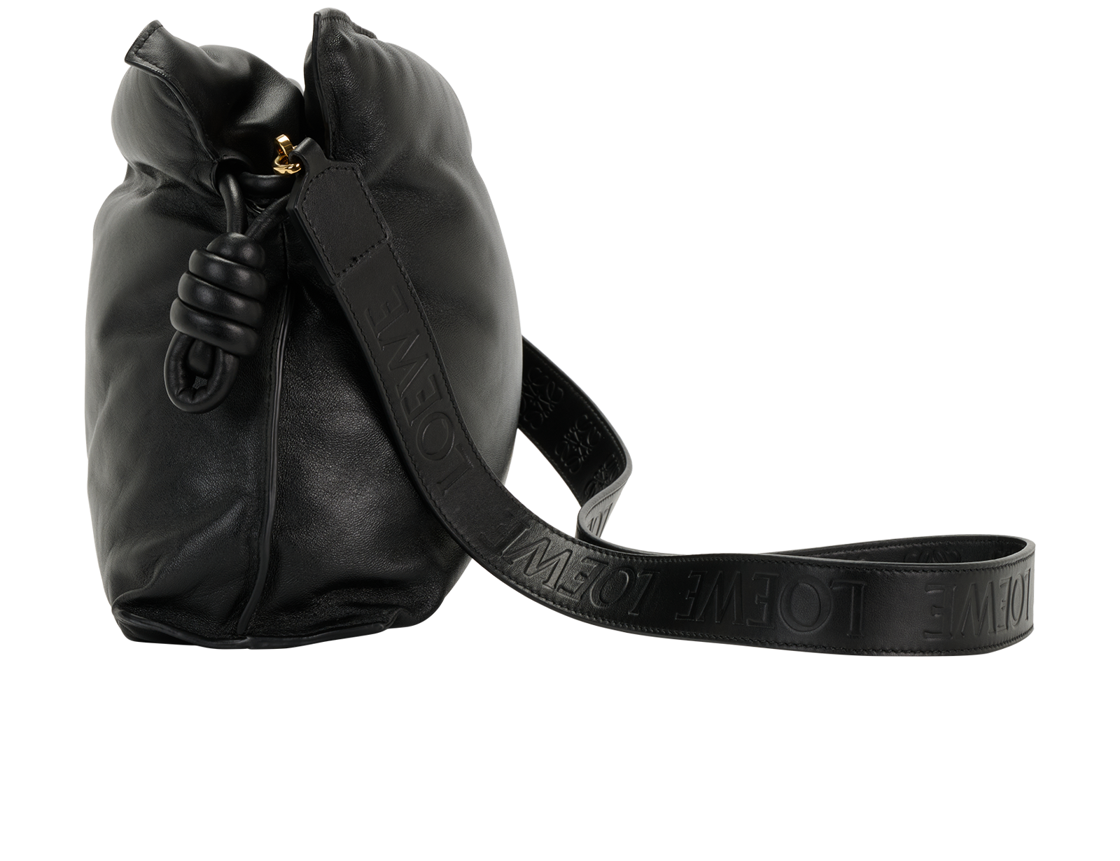 Medium Flamenco, &pound;1,200, Handbags, Black, Leather, Bottom view